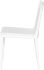 Palma Dining Chair (White Leather with White Legs)