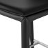 Palma Counter Stool (Black Leather with Black Legs)