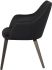 Renee Dining Chair (Black with Bronze Frame)