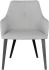 Renee Dining Chair (Stone Grey with Titanium Frame)