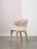 Bandi Dining Chair (Peach Velour)
