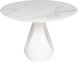 Montana Dining Table (Long - White with White Base)