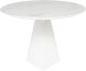Oblo Dining Table (Short - White with White Base)