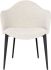 Nora Dining Chair (Shell Fabric & Black Frame)