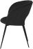 Alotti Dining Chair (Charcoal Fabric & Black Legs)