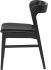 Bjorn Dining Chair (Black Naugahyde - Ebonized Ash Frame)