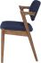 Kalli Dining Chair (True Blue Boucle - Walnut Ash Frame)