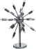 Sputnik Table Lamp (Silver with Silver Base)