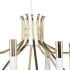 Chloe Pendant Light (White with Gold Fixture)