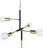Hendrix Pendant Light (Black with Gold Accent)