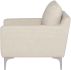 Anders Single Seat Sofa (Sand with Silver Legs)
