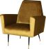 Victor Occasional Chair (Mustard with Black Legs)