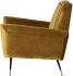 Victor Occasional Chair (Mustard with Black Legs)