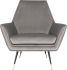 Vanessa Occasional Chair (Smoke Grey with Black Legs)