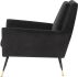 Vanessa Occasional Chair (Shadow Grey with Black Legs)