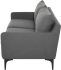 Anders Triple Seat Sofa (Slate Grey with Black Legs)
