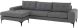 Colyn Sofa Sectionnel (Gris Schiste avec Pattes Noires)