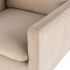 Anders Single Seat Sofa (Nude with Gold Legs)