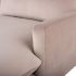 Anders Sectional Sofa (Blush with Silver Legs)