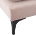 Anders Sectional Sofa (Blush with Black Legs)