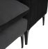 Anders Sectional Sofa (Black with Black Legs)