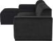 Leo Sectional Sofa (Left - Shadow Grey with Charcoal Chaise)
