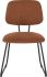 Ofelia Dining Chair (Clay with Black Frame)