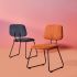 Ofelia Dining Chair (Clay with Black Frame)