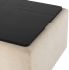 Parla Modular Sofa (Almond with Black Table Top)