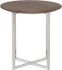 Dixon Side Table (Walnut with Silver Base)
