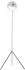 Austin Floor Lamp (White with Silver Body)