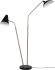 Dominique Floor Lamp (Black with Gold Body)