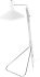 The Conran Floor Lamp (White with Silver Body)