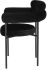 Portia Dining Chair (Black Velour)