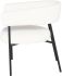 Cassia Occasional Chair (Buttermilk with Black Frame)