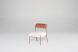 Marni Dining Chair (Nectarine with Oyster Seat with Rust Frame)