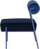 Marni Dining Chair (Sapphire Velour with Dusk Velour Seat)