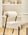 Marni Dining Chair (Buttermilk with Oyster Velour Seat)