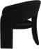Anise Occasional Chair (Black Fabric & Black Frame)