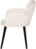 Willa Dining Chair (Champagne Microsuede Polyester & Black Ash Frame)