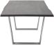 Versailles Dining Table (Short - Oxidized Grey Oak with Silver Legs)