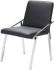 Nika Dining Chair (Black with Silver Frame)