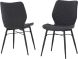 Carina Dining Chair (Set of 2 - Charcoal)