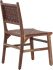 Mosley Rattan Leather Dining Chair (Set of 2)