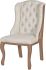 Concoction Arm Chair (Antique White & Light Oak Wood)