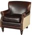 Oxford Club Chair (Brown Leather)
