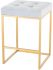 Chi Counter Stool (Ice Blue with Gold Frame)