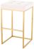 Chi Bar Stool (Powder Pink with Gold Frame)
