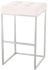 Chi Bar Stool (Powder Pink with Silver Frame)