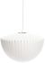 Acorn Cocoon Pendant Lamp (Off-White and Nickel)